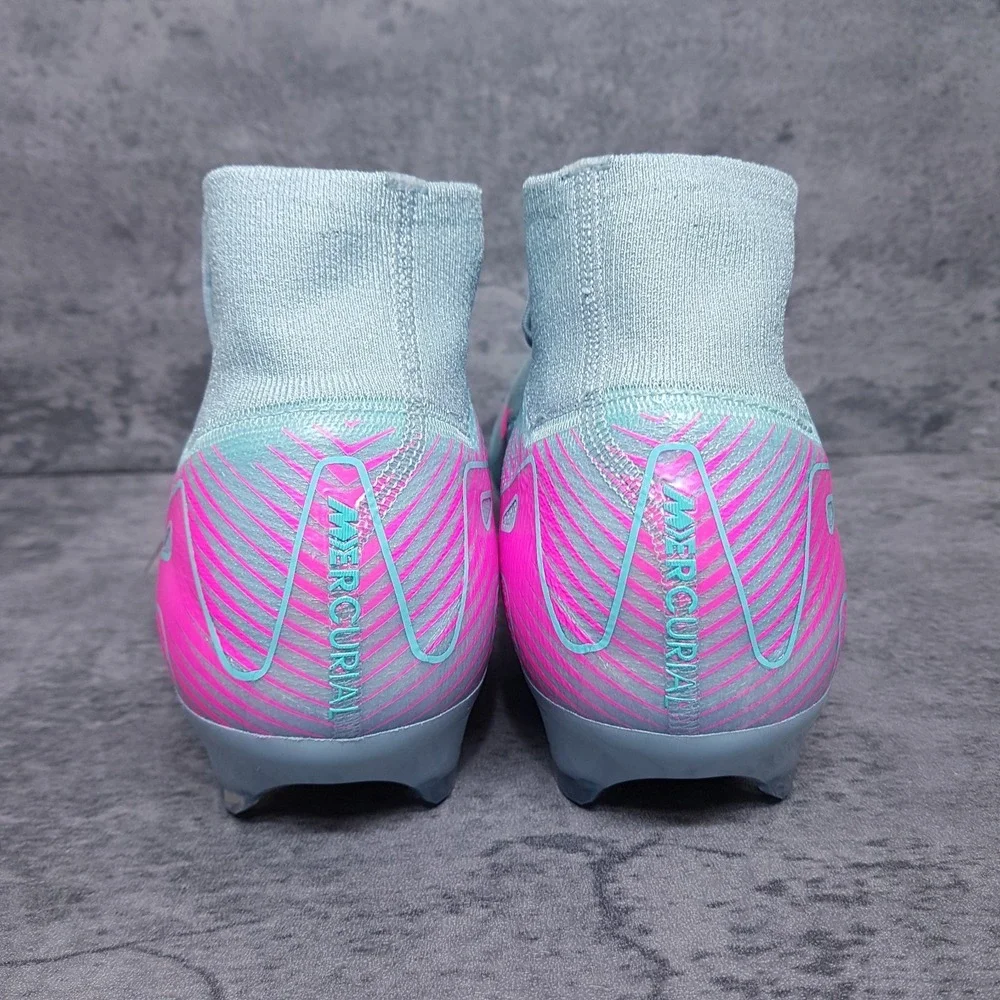 NIKE Zoom Mercurial Superfly 10 Elite FG Prism Pack Mens 12 Blue Pink FQ1454 301